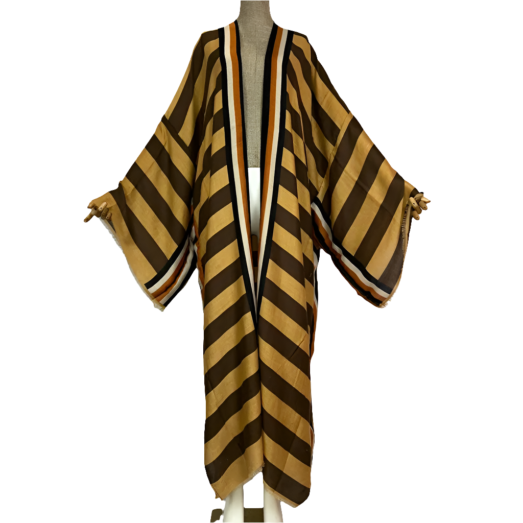 Boho Stripe Cape – Eclectic Vibist