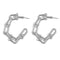 Golden Shell Bangle Hoops
