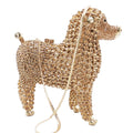 Poodle Puppy Crystal Clutch