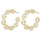 Golden Shell Bangle Hoops