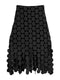 TWOTWINSTYLE Cut Out Skirt For Women High Waist Loose Solid Minimalist Irregular Hem Midi Skirts Female Summer Clothes Style New