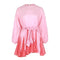 Hit Color Print Dresses