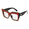 Rhinestone Cat Eye Oversized Eyeglasses