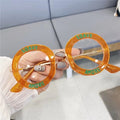 Personality Letter Oversized Clear Glasses