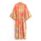 Orange Mermaid Flower Kimono