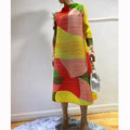 Geometric Slinky Dress