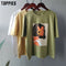 Toppies Tan Girl Printed Tee