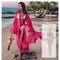 Printed Half Sleeve Summer Beach Kimono Cardigan