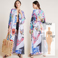 Printed Half Sleeve Summer Beach Kimono Cardigan