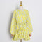 Hippie Print Short Dress