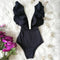 Deep V One Piece Swimsuit
