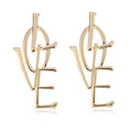 Oversize LOVE Earrings