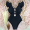 Deep V One Piece Swimsuit
