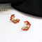 Pencil Scraps Alloy Clip Earrings