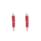 Red Pencil Dangle Earrings