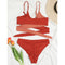 High Waist Bikini Patchwork Swimwear