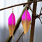 Gold&Blue Feather Earrings