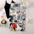 Sketched Mickey Pencil Skirt